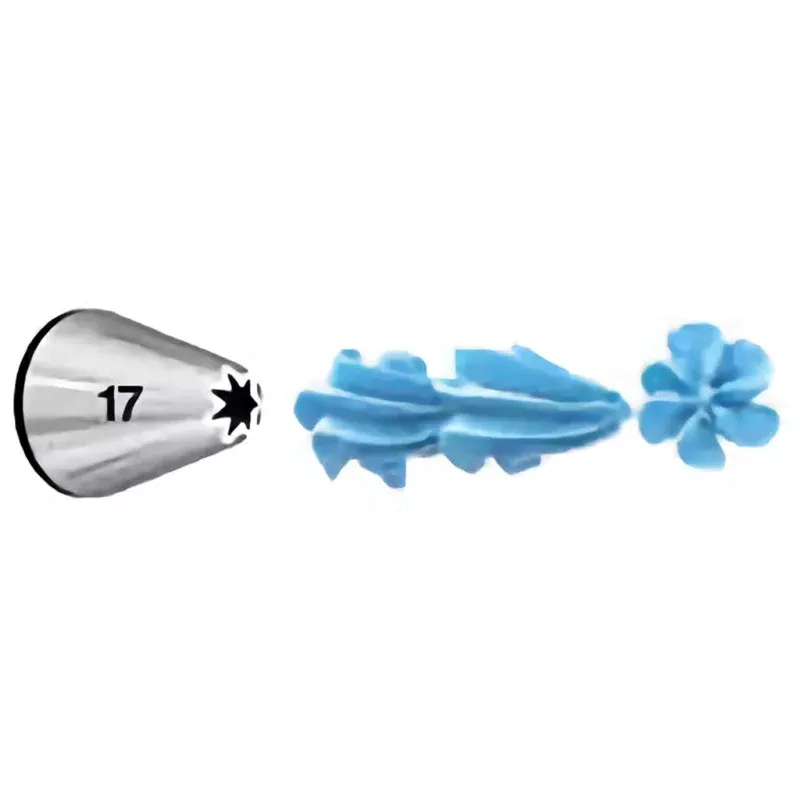 17 Open Star Piping Tip