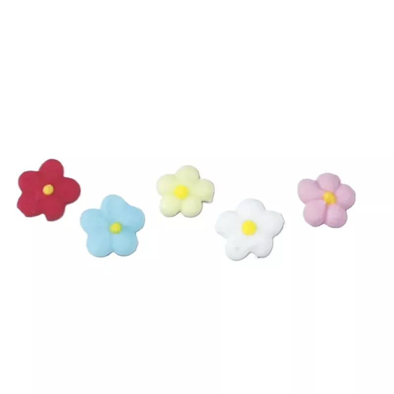 3/8 Mini Drop Flowers Cake Decorations - 40 Pack