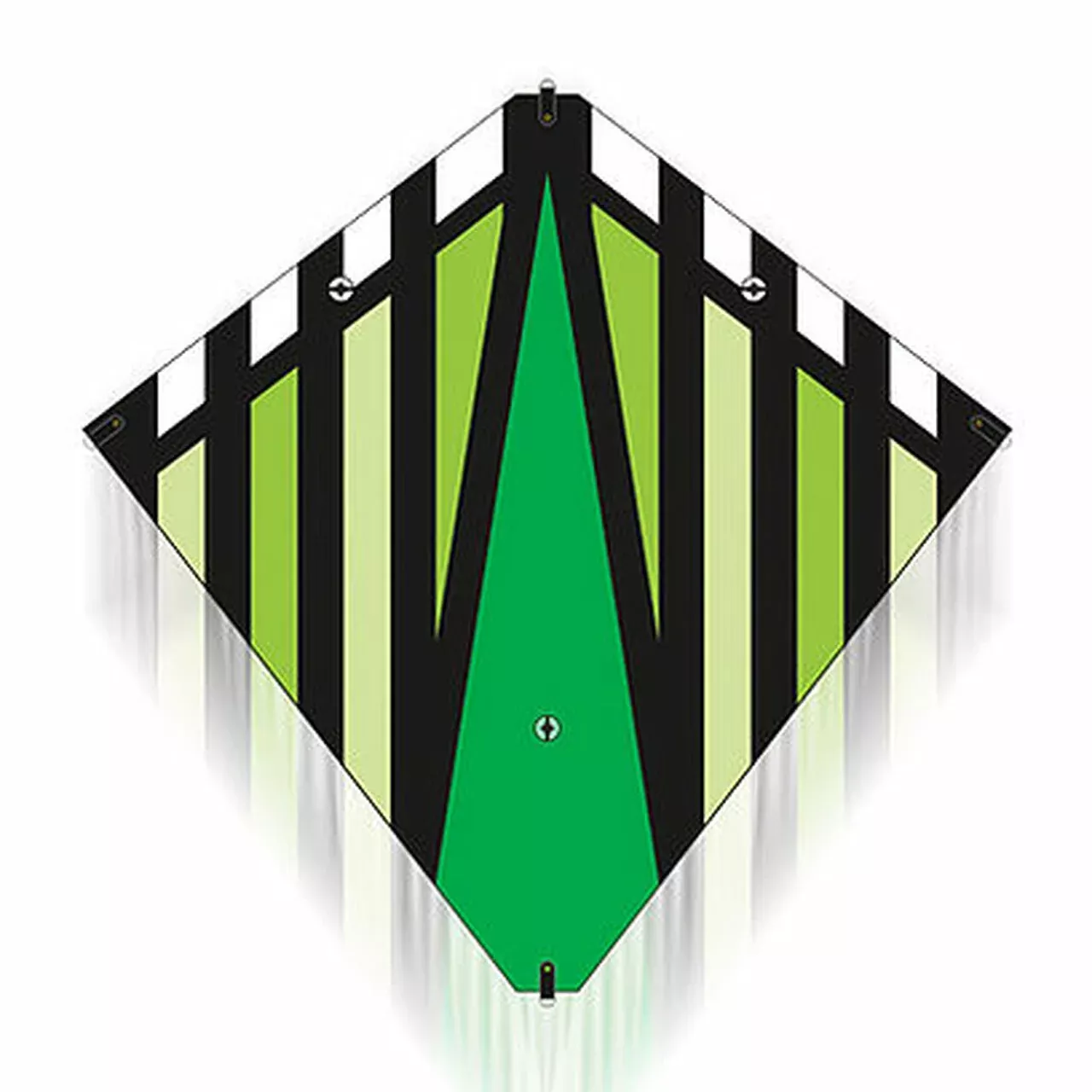 30" Green Diamond Stunt Kite