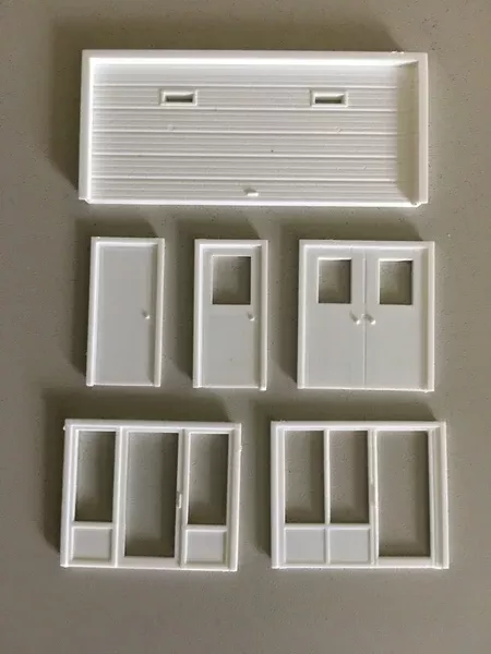 541-1203 - Assorted Doors & Windows (HO Scale)