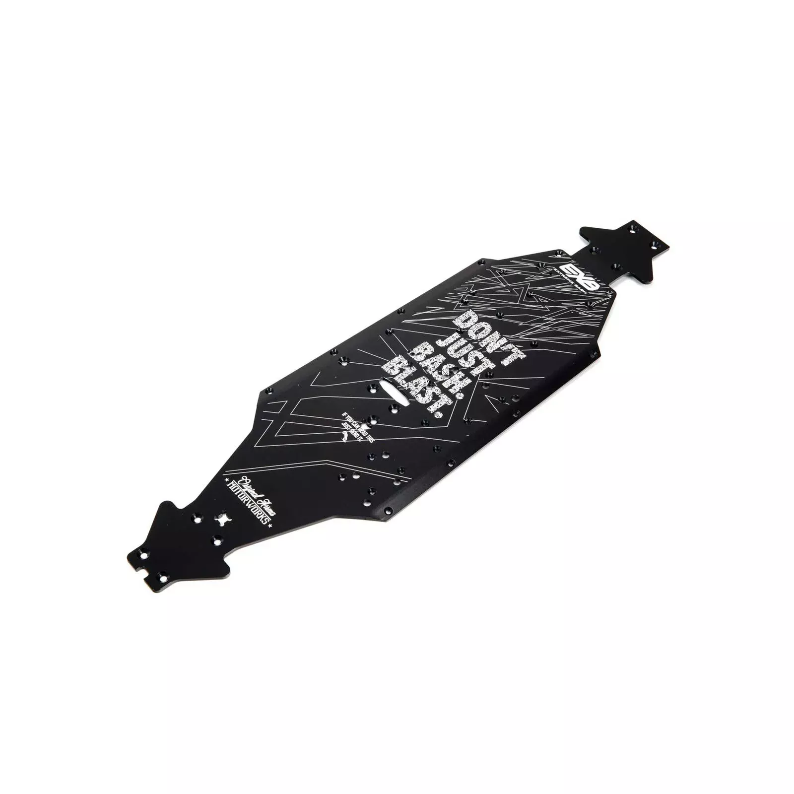Arrma ARA320571 Aluminum Chassis CNC 7075 T6 LWB, Black: EXB