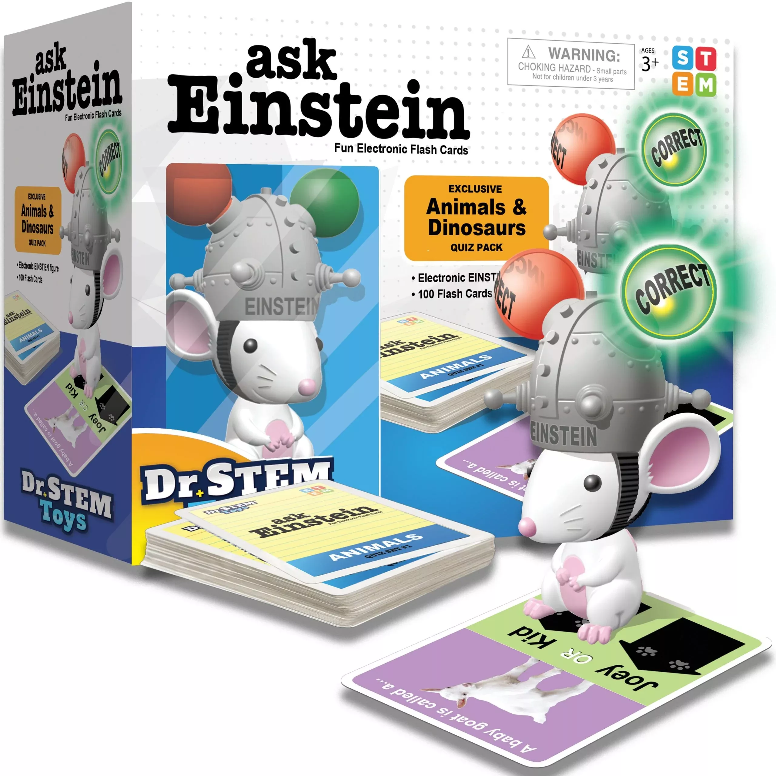 Ask Einstein Kit with 100 Cards: Animal and Dinosuars
