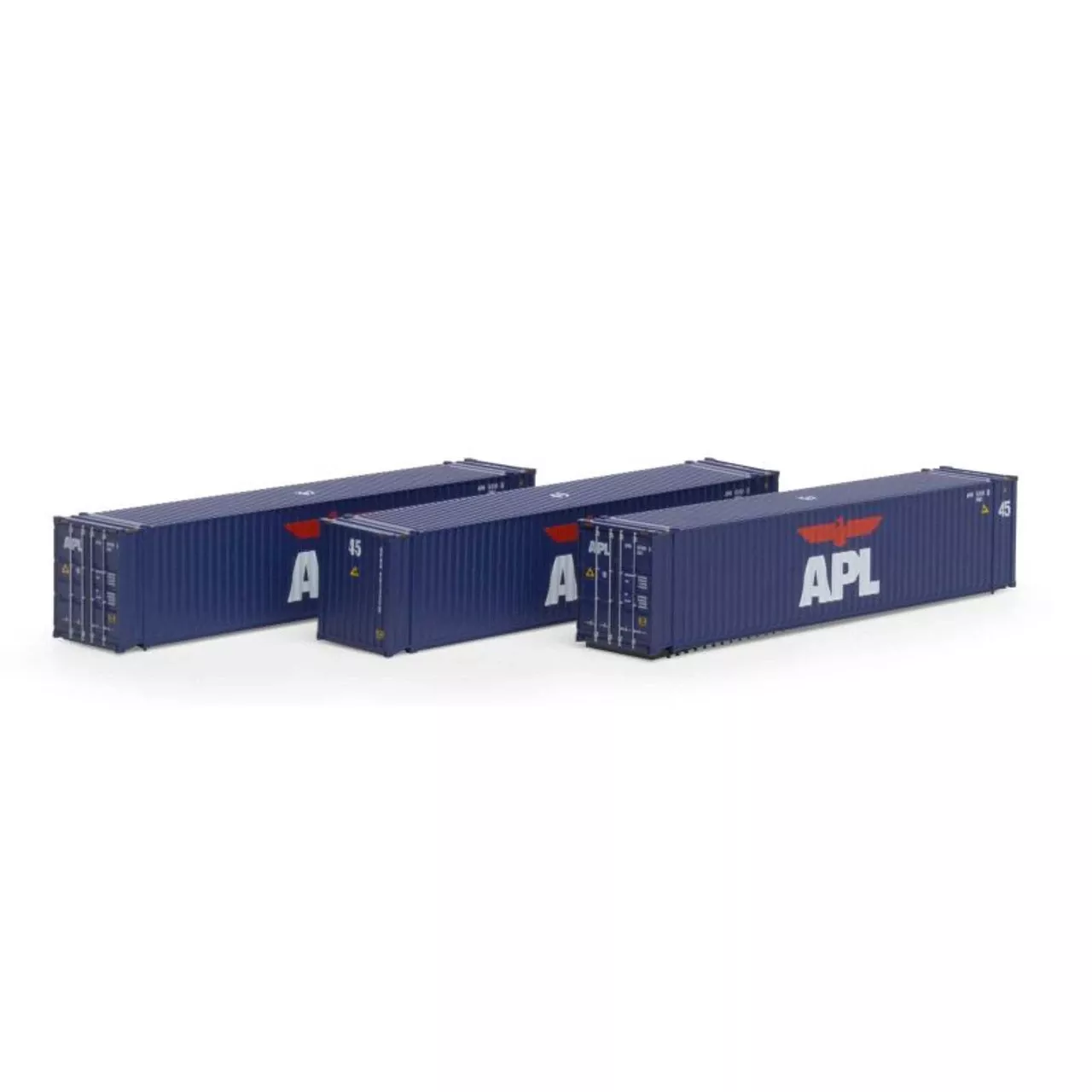Athearn RTR 28044 – 45′ Container (3) APL – HO Scale