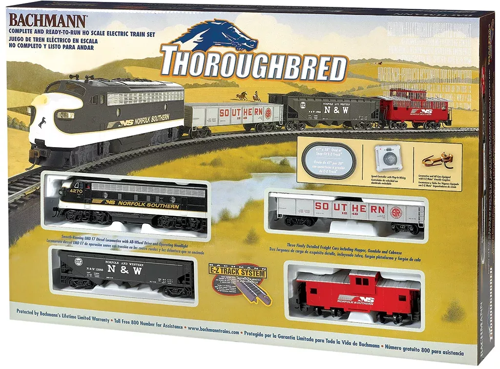 Bachman HO Scale Thoroughbred Train Set