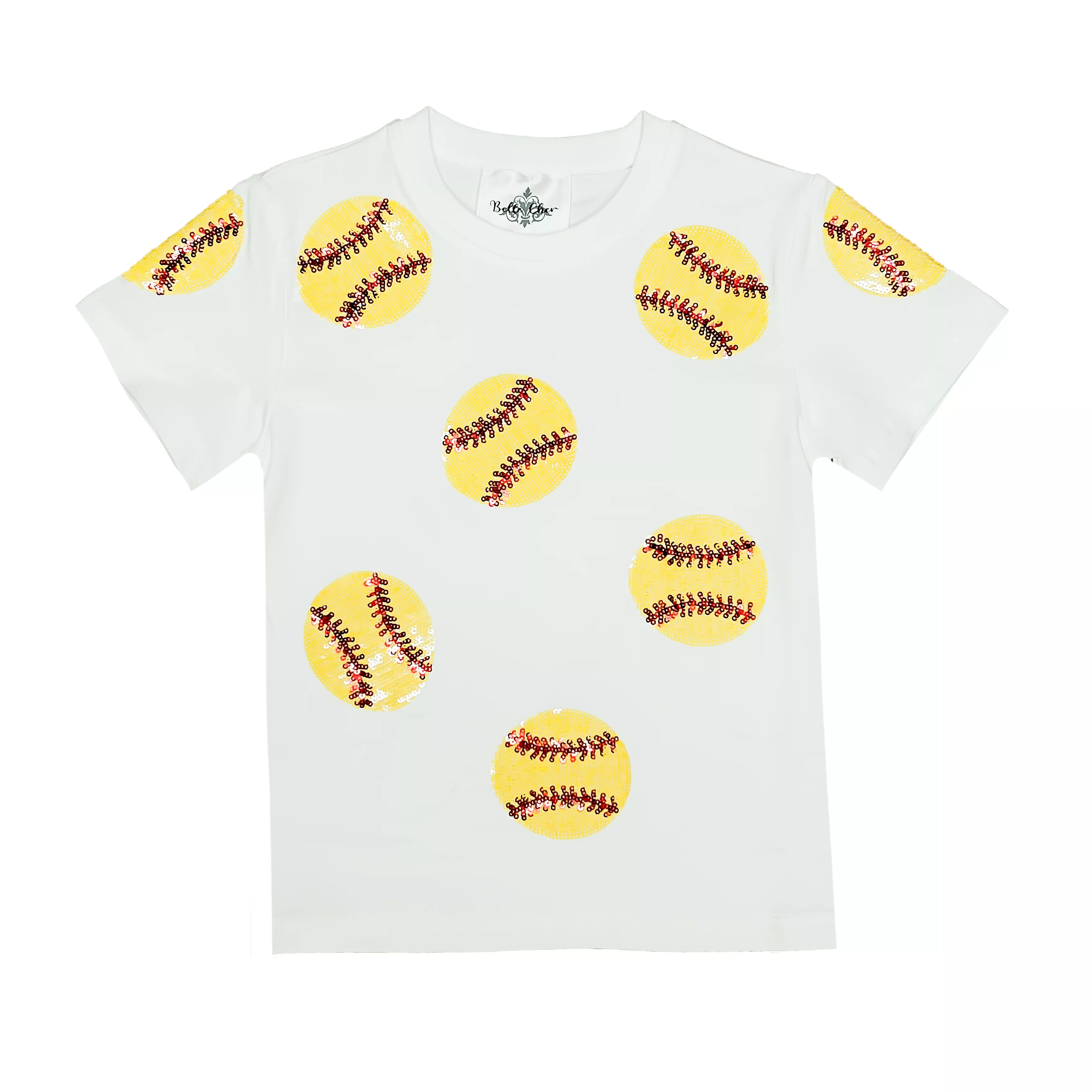 Belle Cher Softball Sequin Shirt