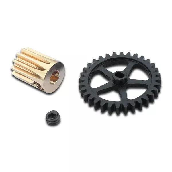 Brushless Conversion with 0.5M Spur Gear and 12T Pinion Gear: SCX24 (FTK2050)