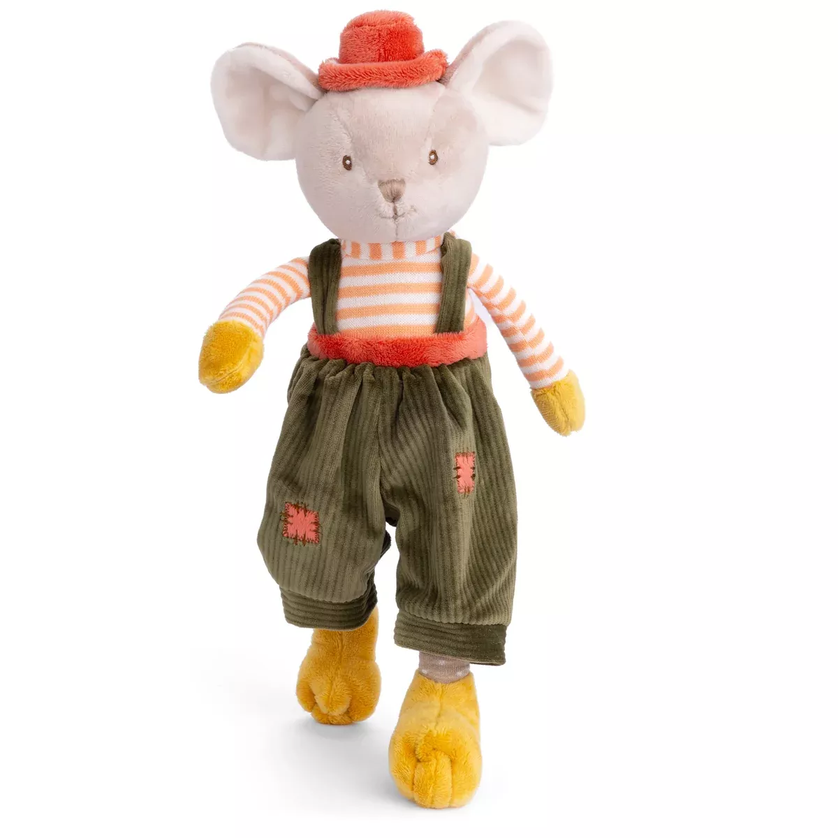 Bukowski Bears Henry Mouse Plush Toy with Patchwork Clothing