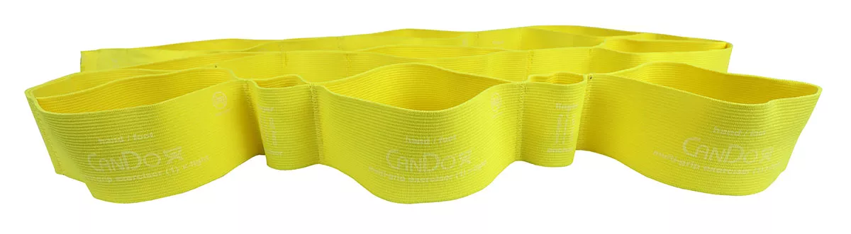 CanDo Multi-Grip Exerciser 6 Foot Exerciser X-Light Yellow