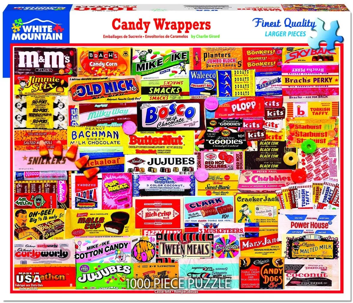 Candy Wrapper 1000pc Puzzle