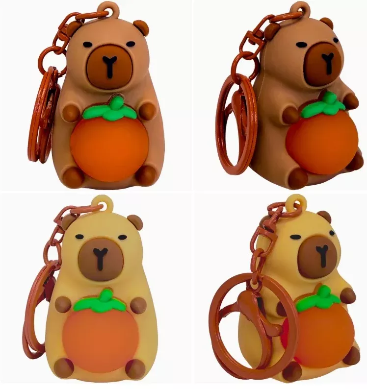 Capybara LED Keychain