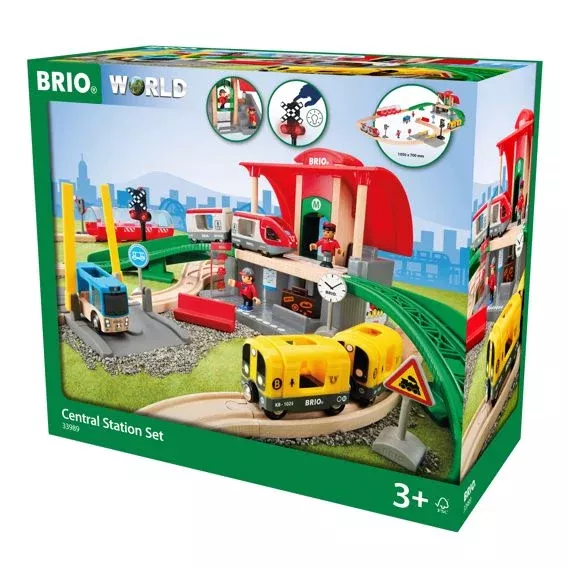 Central Station Wooden Railway Set