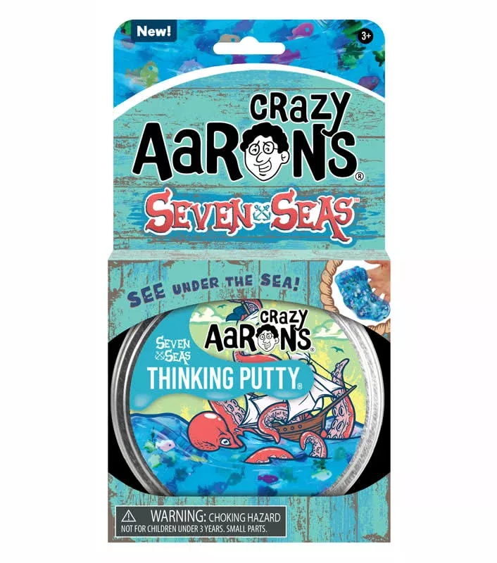 Crazy Aaron's Seven Seas Thinking Putty 4" Tin