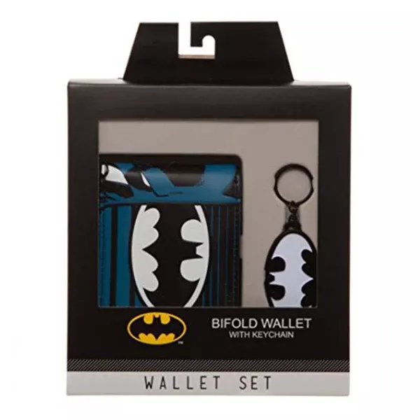 DC Comics Batman Classic Wallet And Keychain Box Set