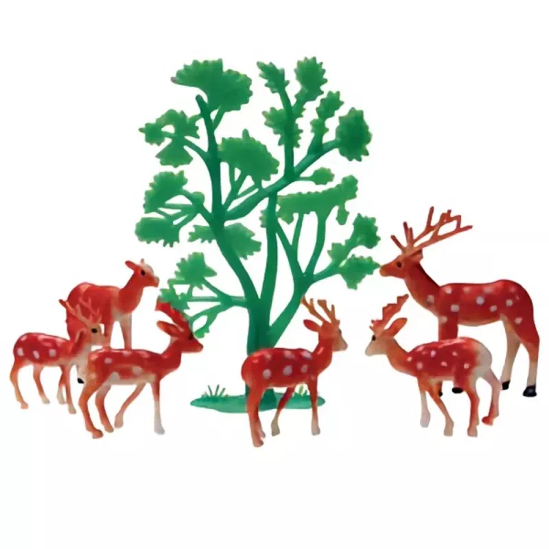 Deer Cake Topper Set