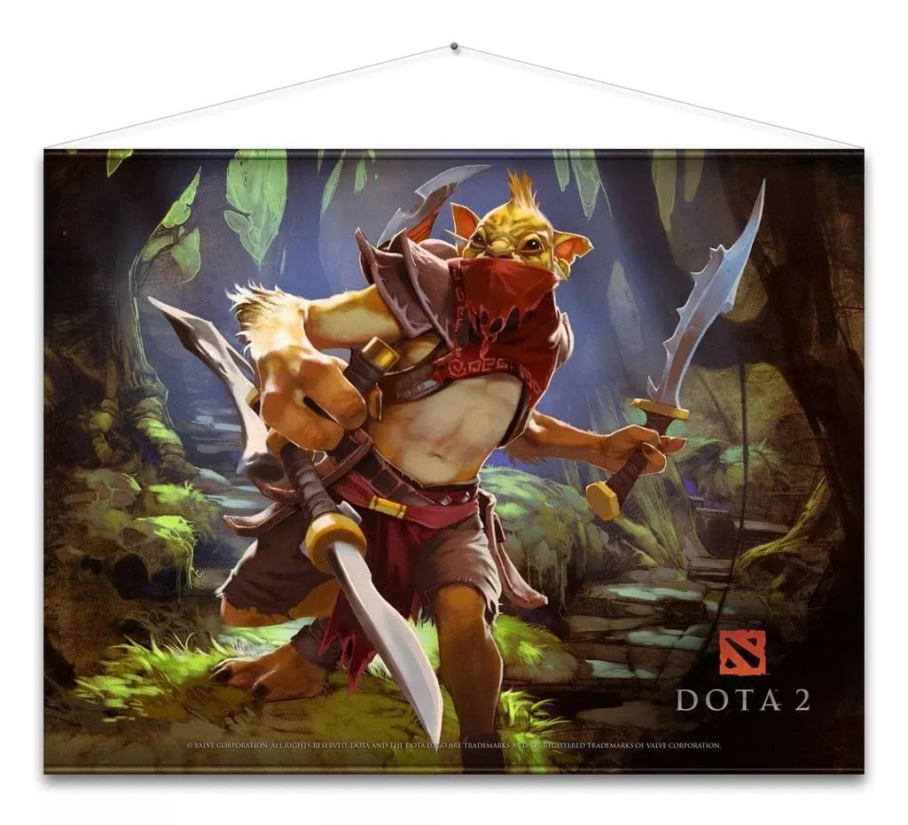 DOTA 2 28"x39" Wall Scroll "Bounty Hunter"
