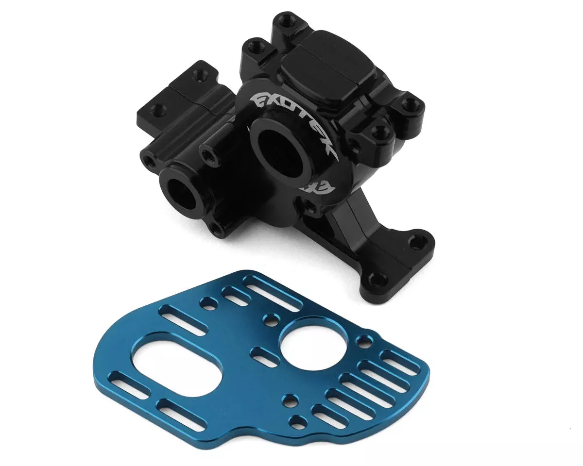 Exotek EXO2123 DR10M Aluminum 3 Gear Gearbox w/Motor Plate