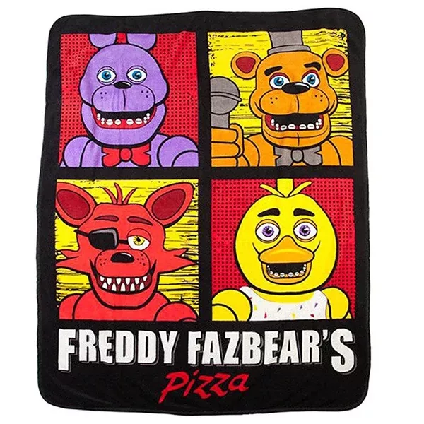 Five Nights At Freddy's Super Soft Plush Throw Blanket