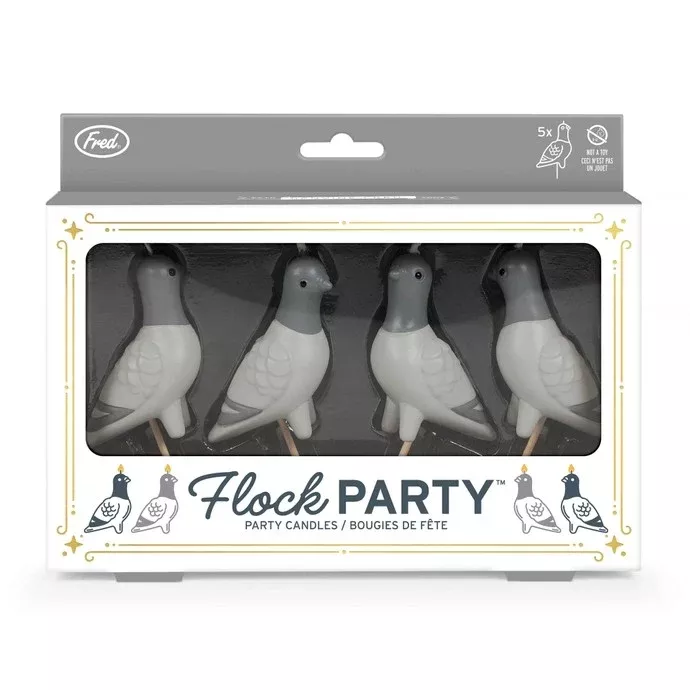 Flock Party Pigeon Candles