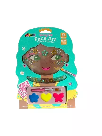 Flower Princess Face Art