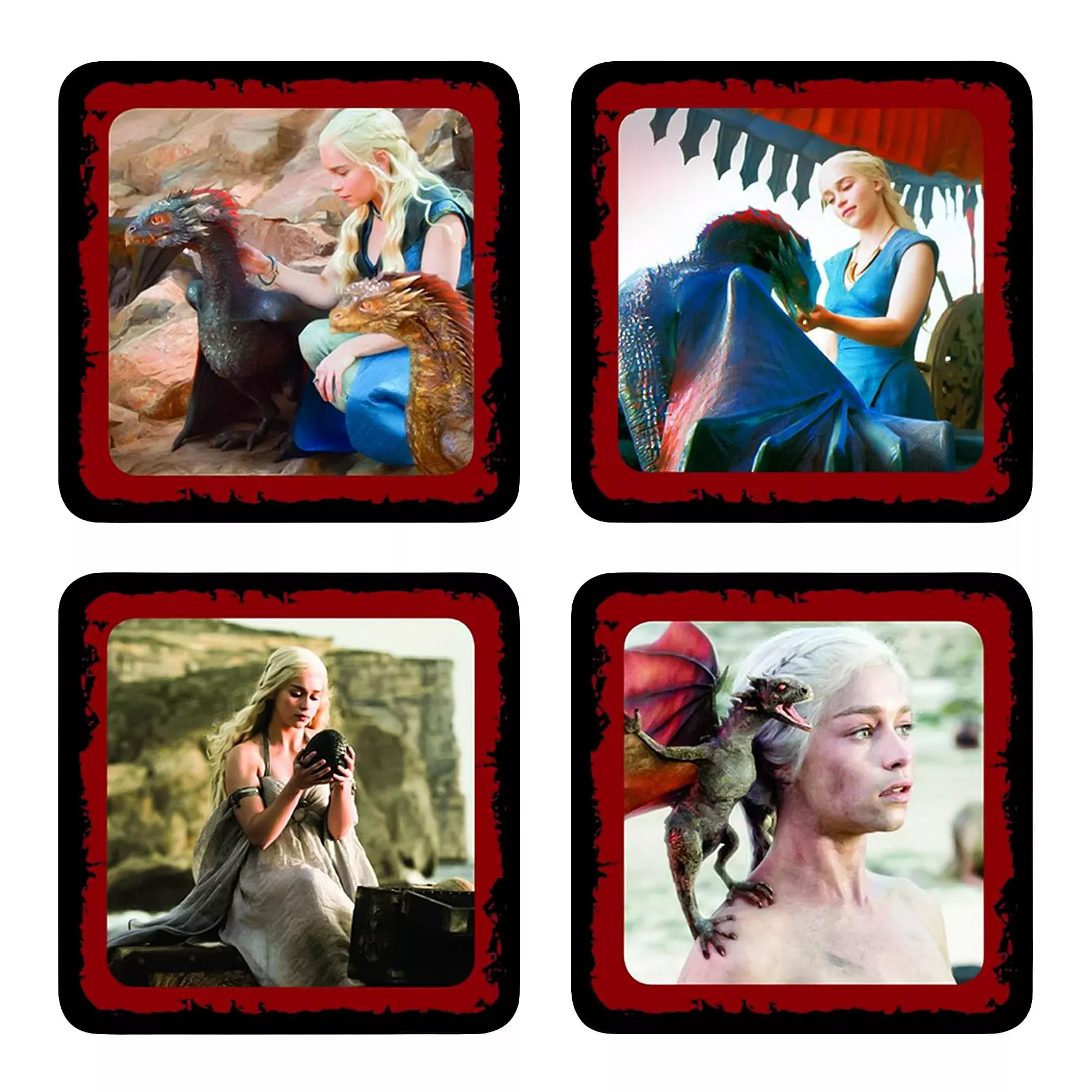 Game Of Thrones Daenerys Targaryen Coaster Set