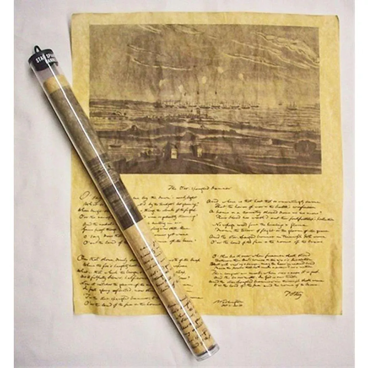 Historic U.S. Document Reproduction: Star Spangled Banner