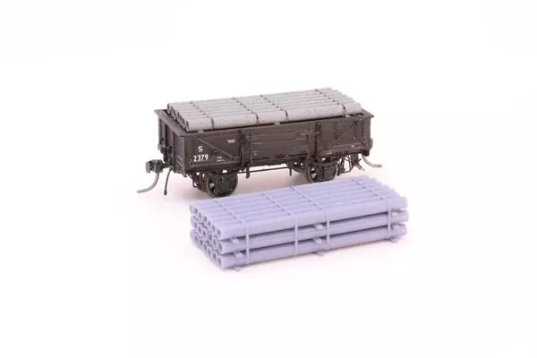 IF-WGL021 - Strapped Pipe Load - NSWGR S Wagon (HO Scale)