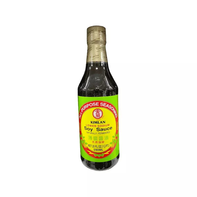 Kimlan Lower Sodium Soy Sauce|20 oz