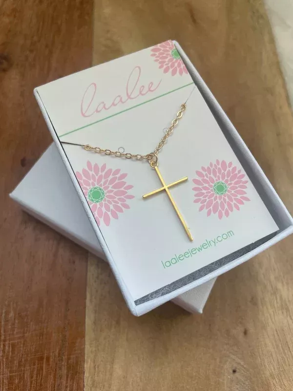 Laalee Gold Cross necklace