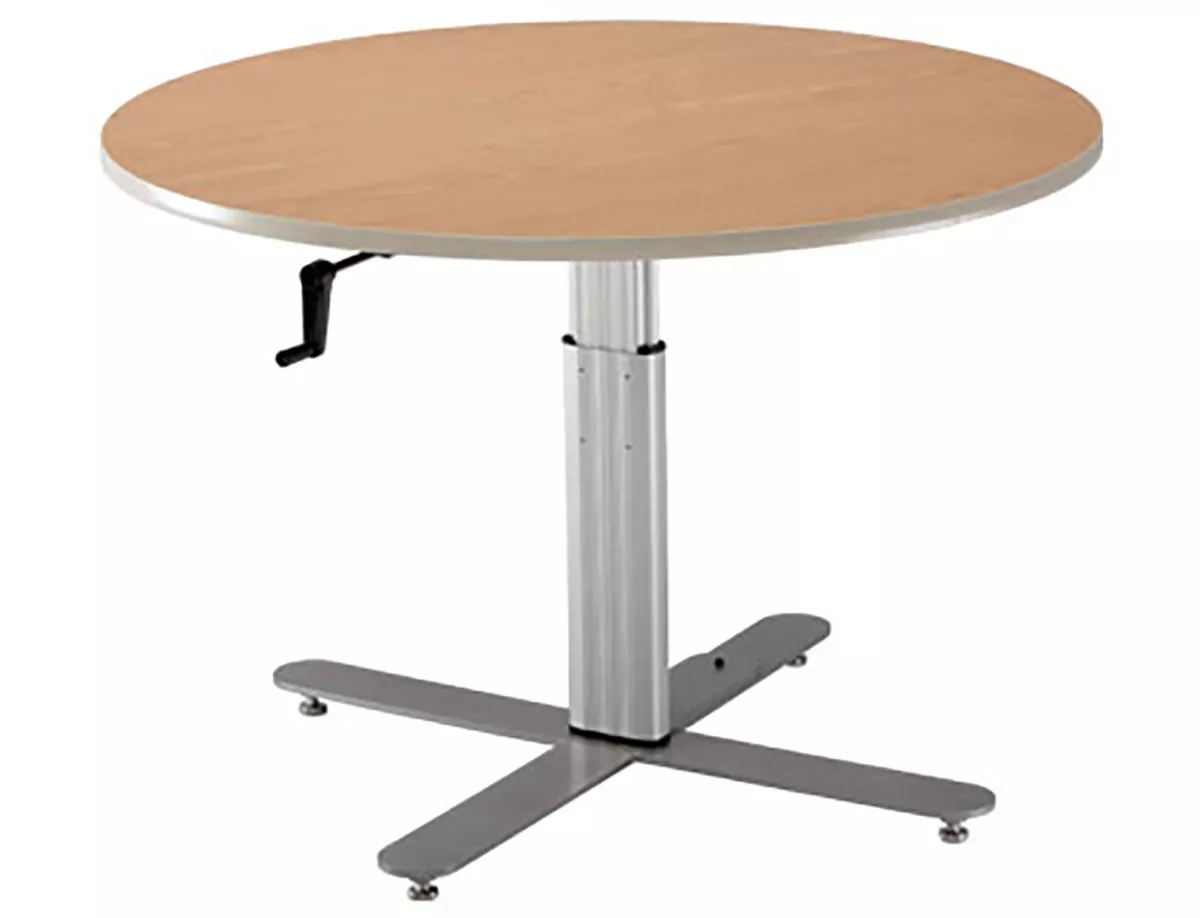 Large Round Table Adjustable 42