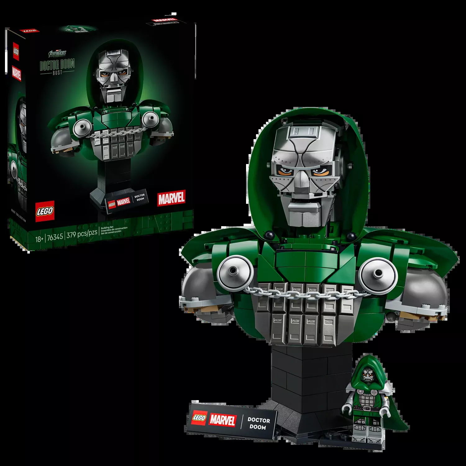 LEGO Marvel Doctor Doom Bust