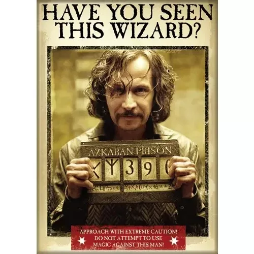 MAGNET Harry Potter Sirius Black Prisoner