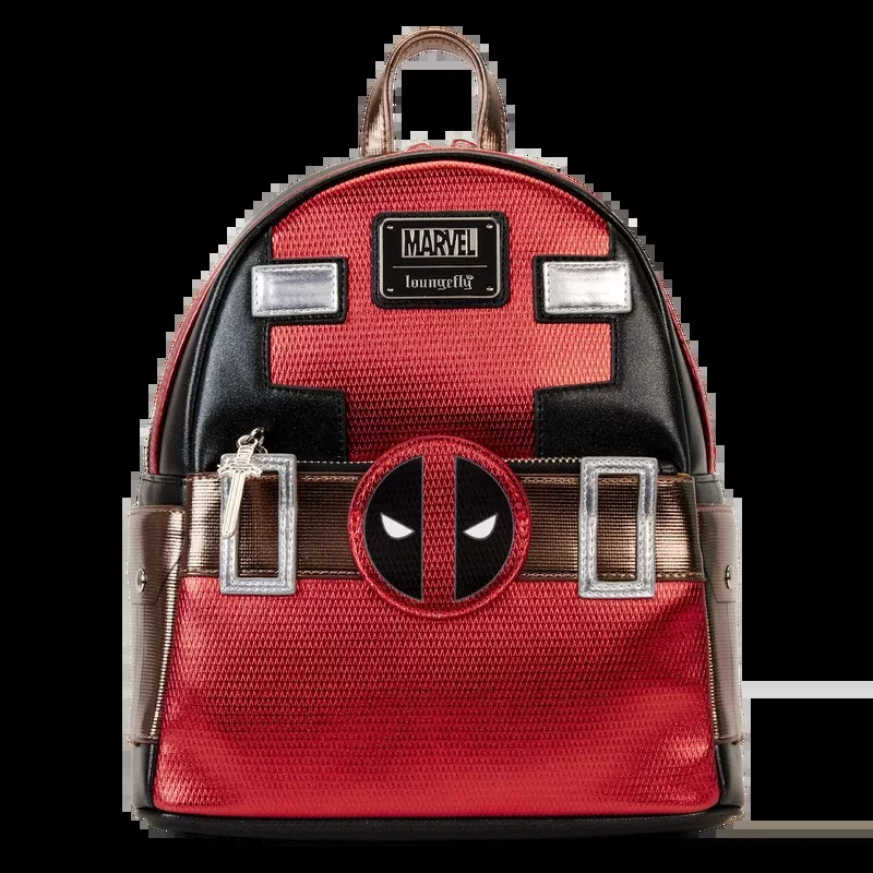 Marvel Metallic Deadpool Cosplay Mini Backpack