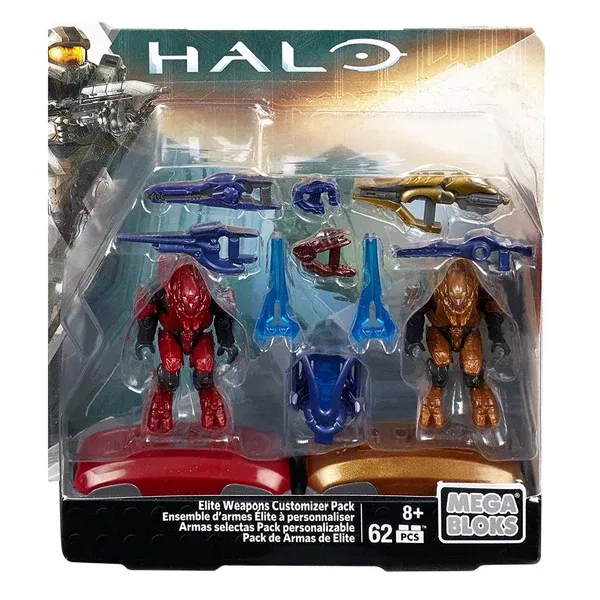 Mega Construx Halo Elite Weapons Customizer Pack Building Set