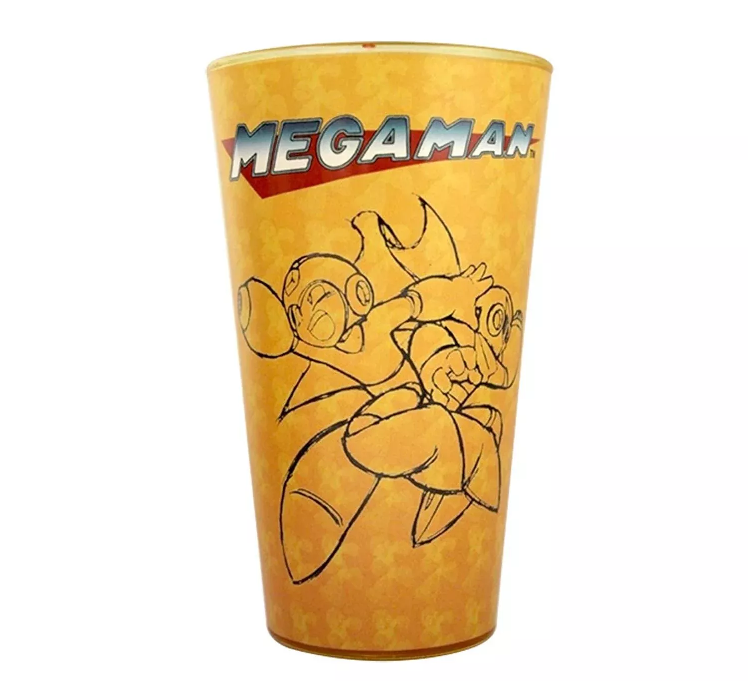 Mega Man & Zero 16oz Orange Pint Glass