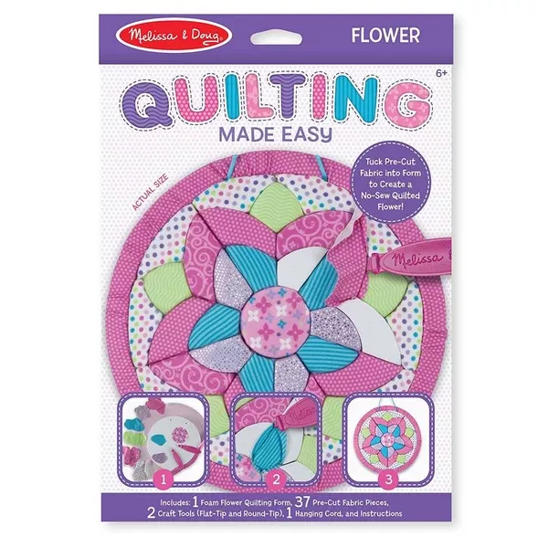 Melissa And Doug Quilting Made Easy Flower Set