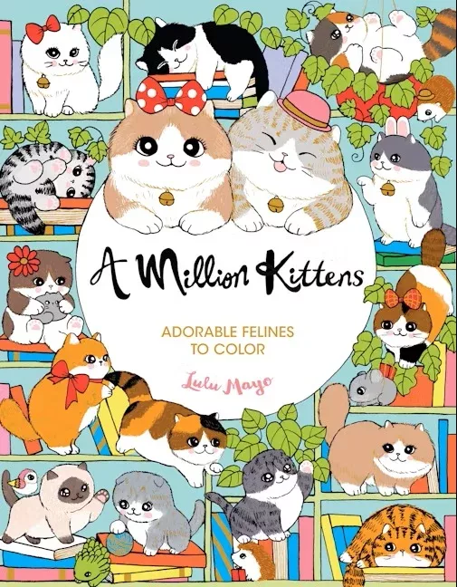 Million Kittens Coloring Book