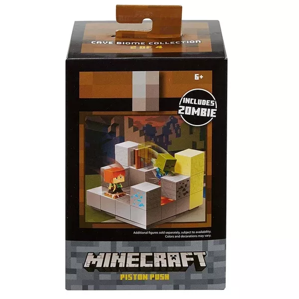 Minecraft Cave Boime Collection Piston Push Mini Figure Set