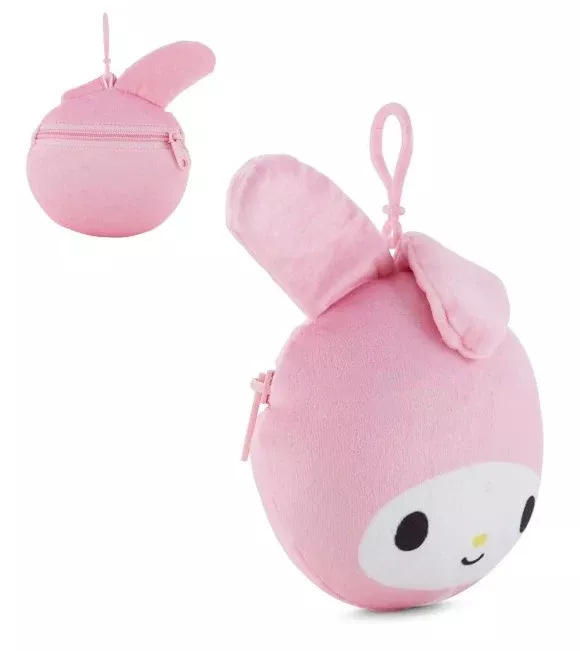 My Melody 6" Pink Plush Head Zipper Pull