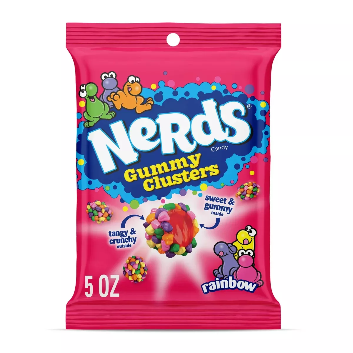 Nerds Gummy Clusters Rainbow Candy 5 oz