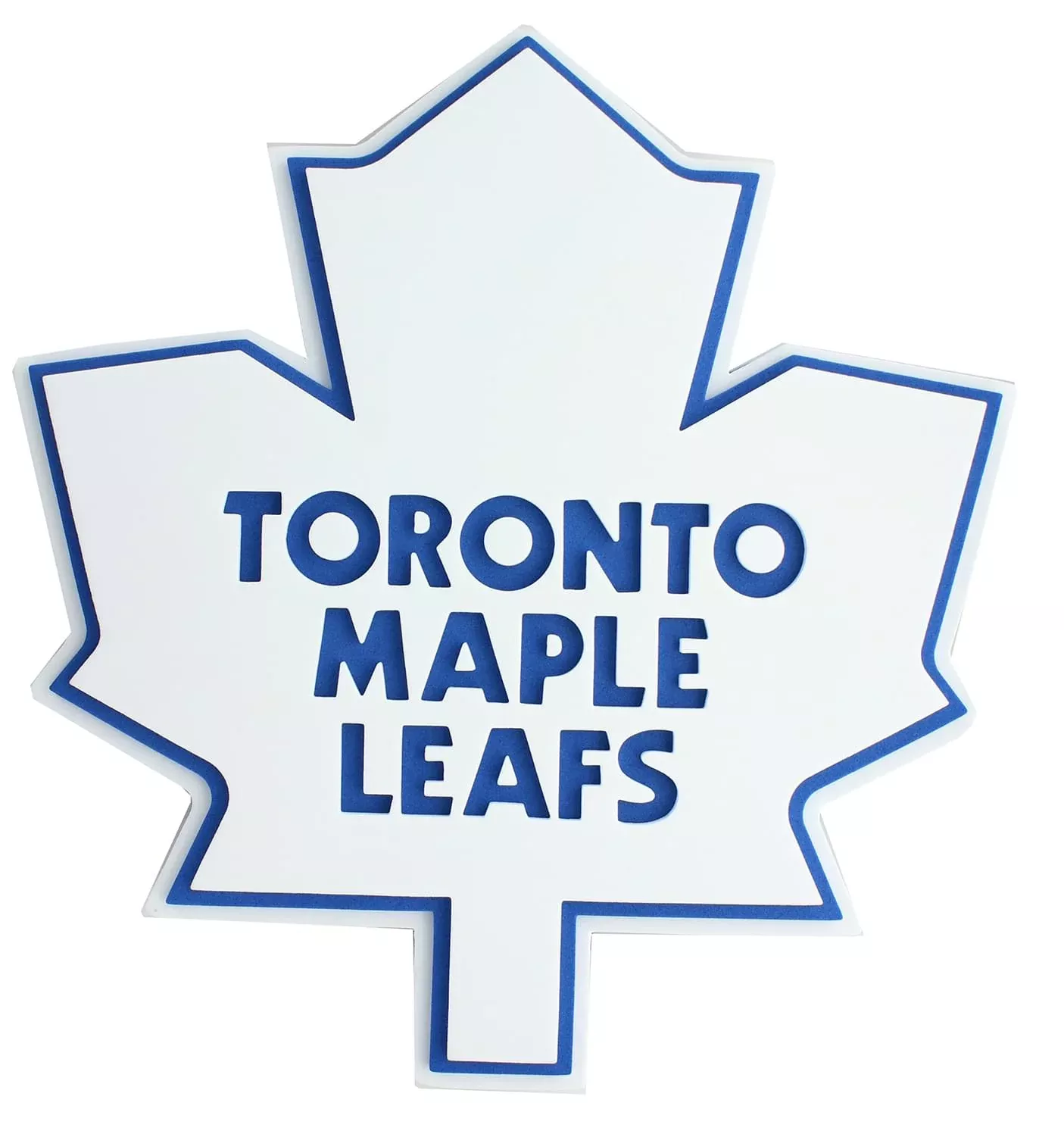 NHL 3D Foam Logo 18" Wall Display: Toronto Maple Leafs