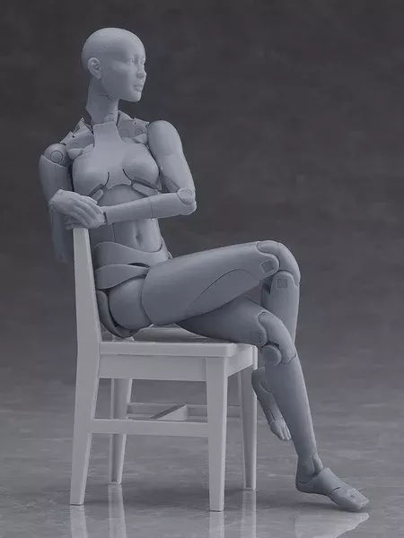 Nishimura Style Drawing Doll Olive Gray