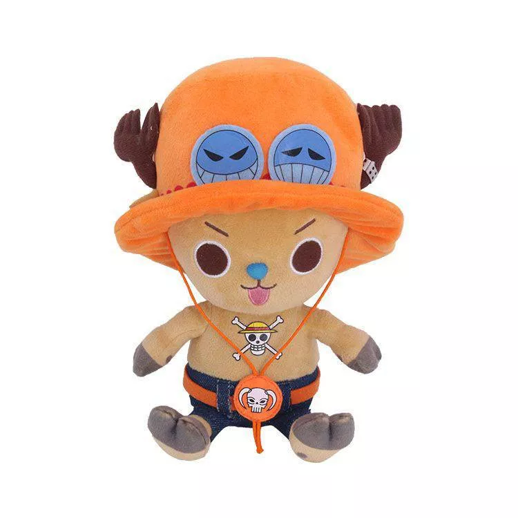 One Piece Plush Figure Chopper x Ace 20cm