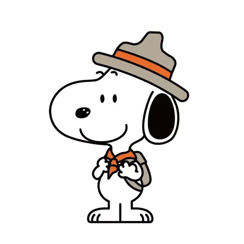 Peanuts Snoopy (Scouts) 3D Foam Magnet