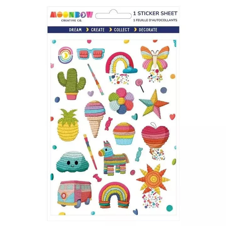 Pinata Bash Glossy Sticker Sheet