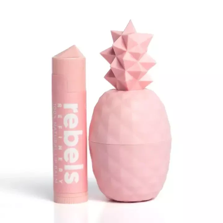 Pineapple Lip Balm 2 Pack Pink Strawberry Mango