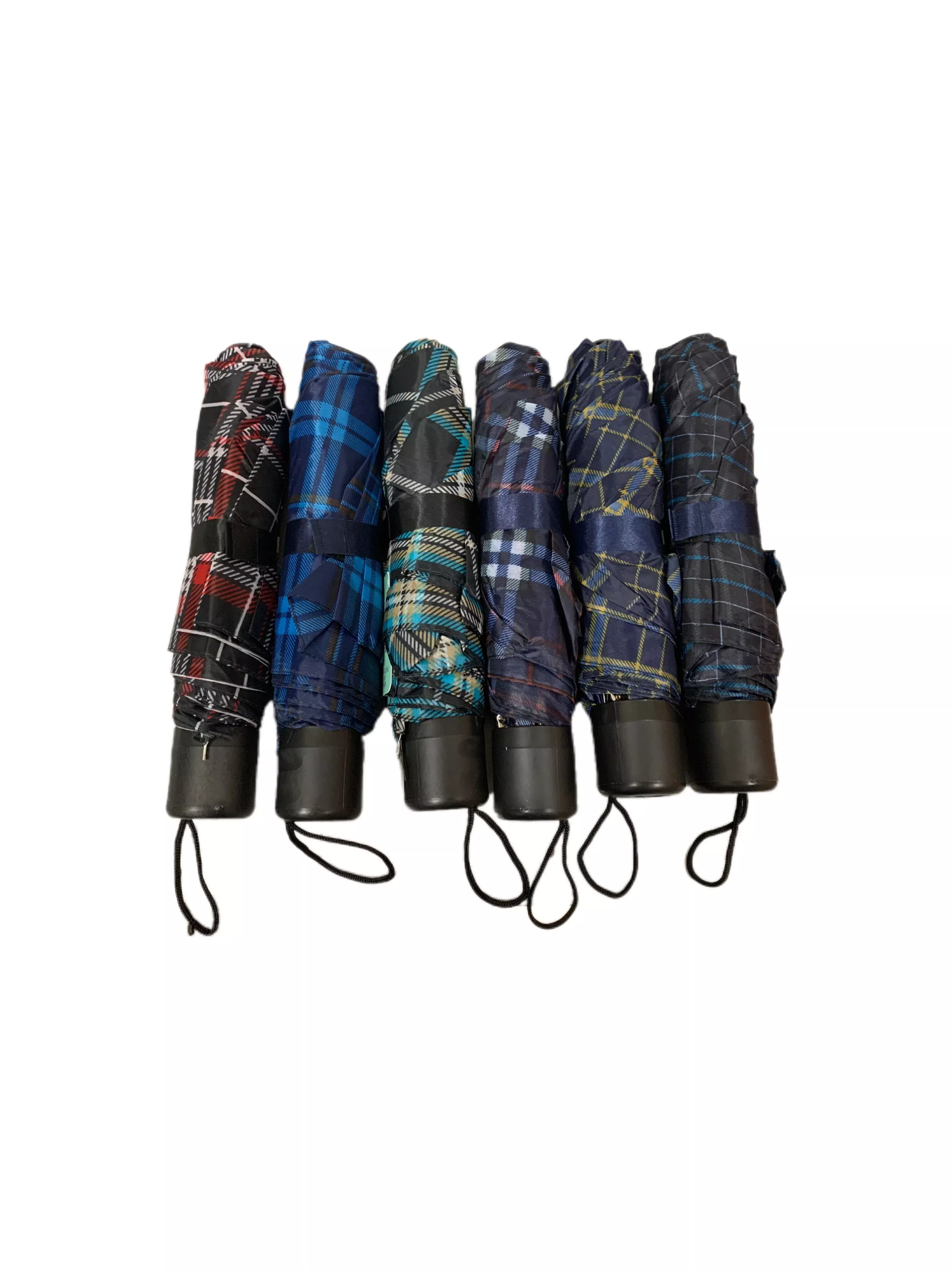 Plaid Windproof Umbrella Asst. Colors