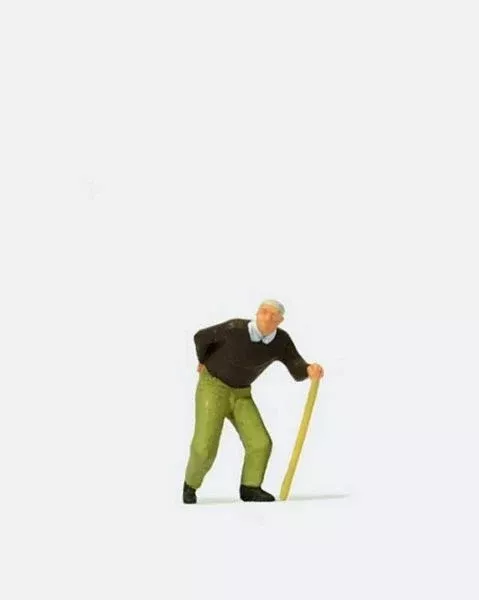 Preiser 28096 HO Scale Individual Figure -- Man with Backache