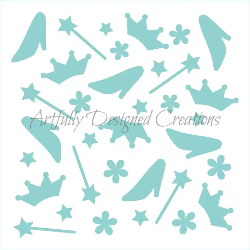 Princess Cookie Stencil