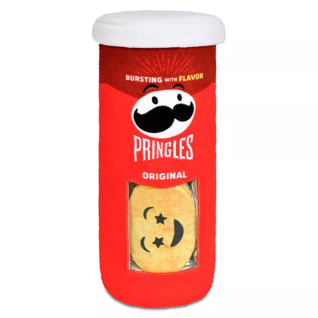 Pringles Packaging Plush Toy 12in With Removable Chips
