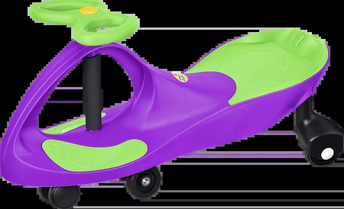 Purple and Green Plasma Car